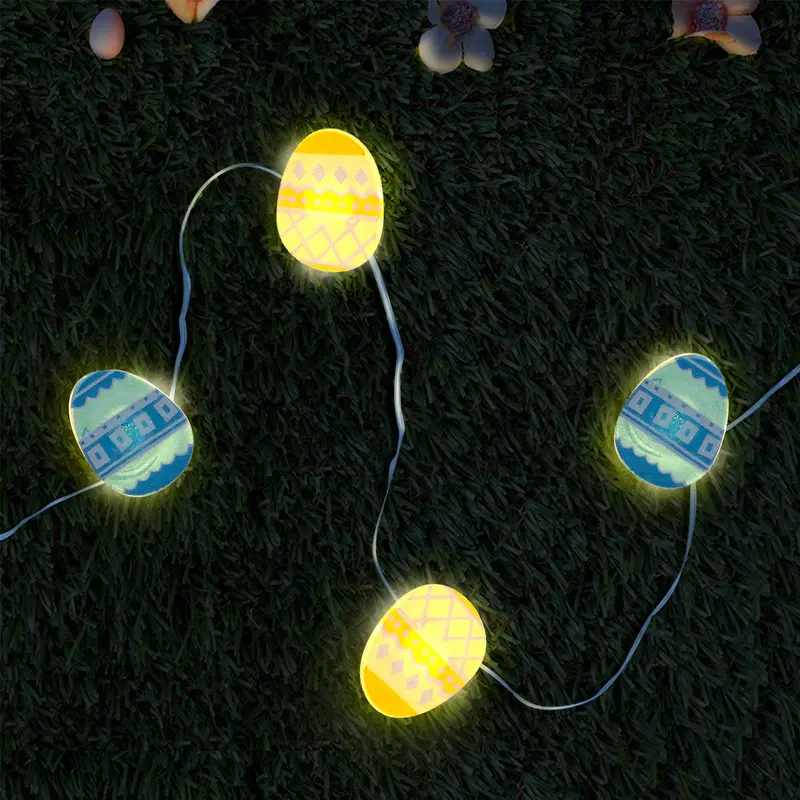 Luces De Decoración En Forma De Huevito 130Cm, Pascua 1