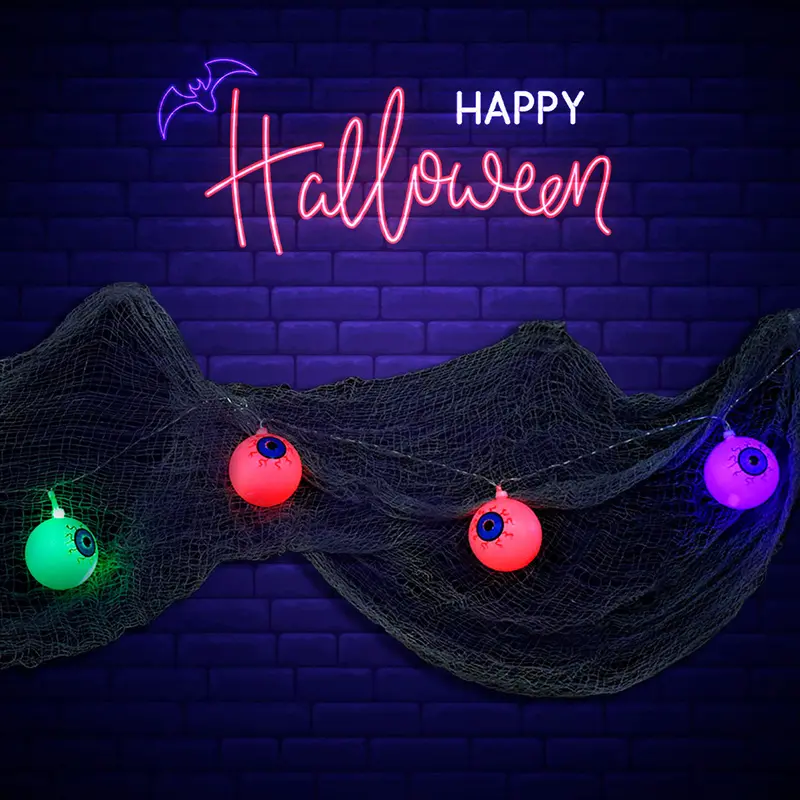 Luces Decorativas Con Diseño De Ojos 1