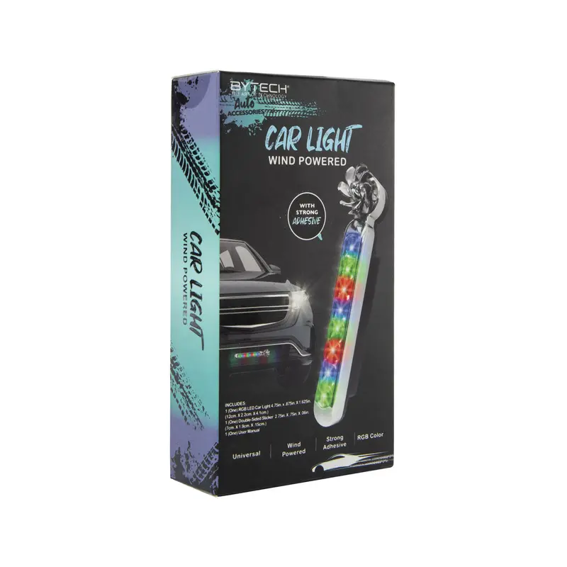 Luz De Parrilla De Coche Impulsada Por El Viento 1
