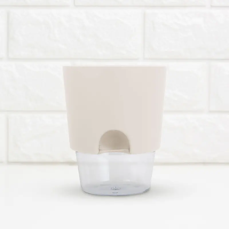Maceta De Autorriego, Color Beige 2