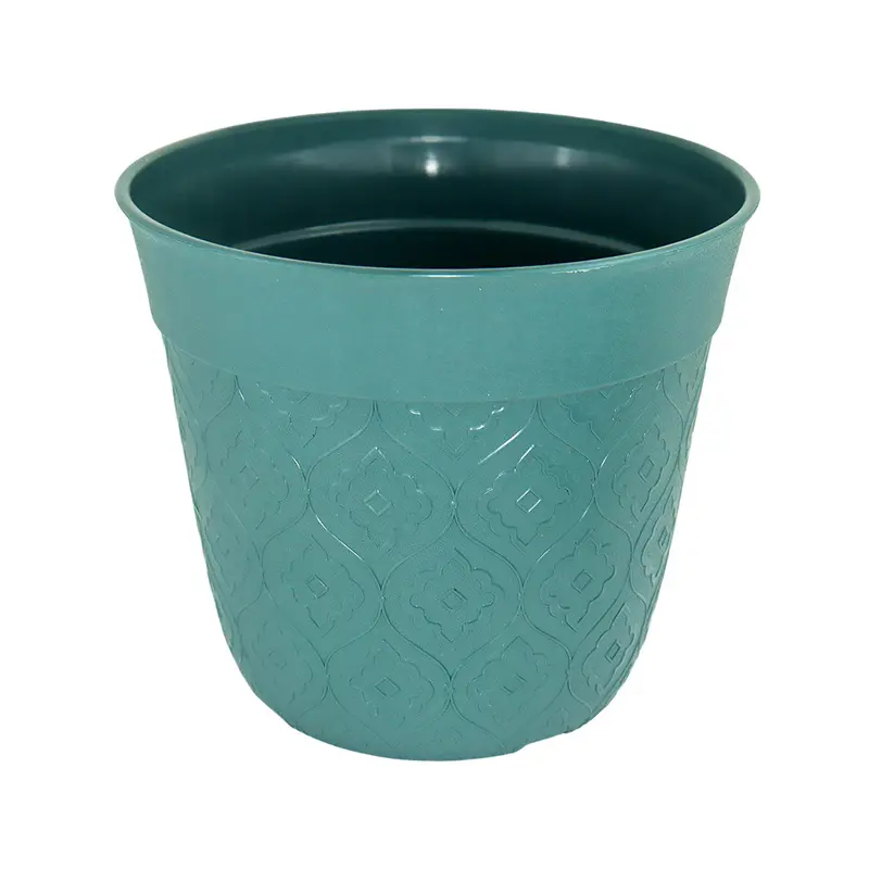 Maceta De Plástico Color Verde, 20X17cm 2