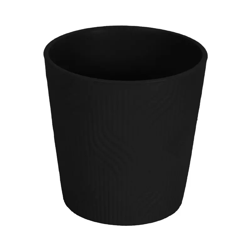Maceta De Yeso Color Negro 2