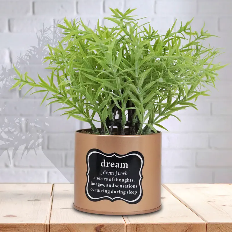 Maceta Dream Con Planta Artificial 1