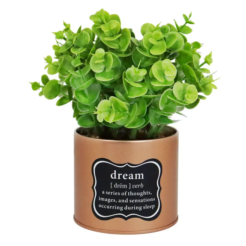 Maceta Dream Con Planta Artificial, Color Verde 2