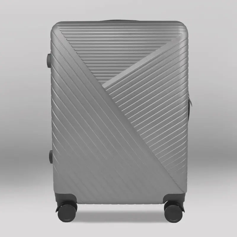 Maleta De Viaje, Color Plata 43X26x65cm 1