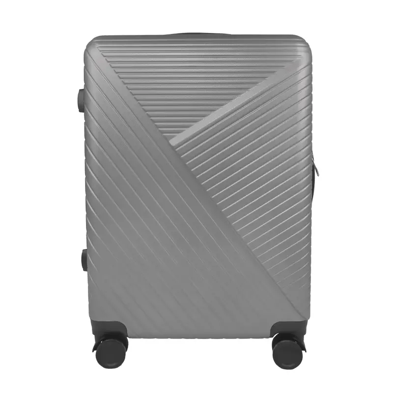 Maleta De Viaje, Color Plata 43X26x65cm 2