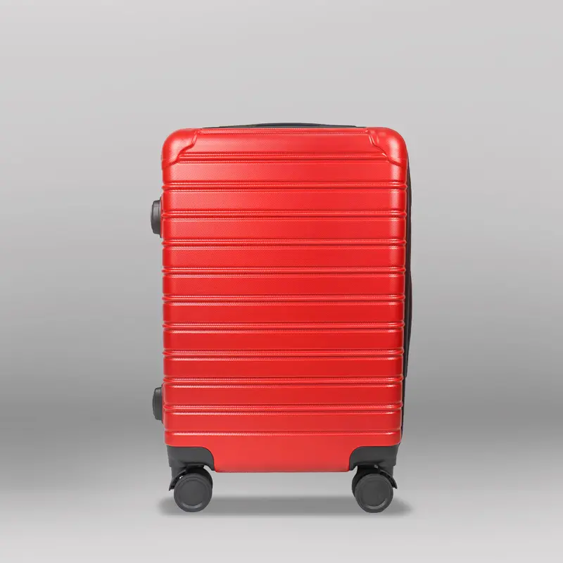 Maleta De Viaje Líneas, Color Rojo 37X23x55cm 1