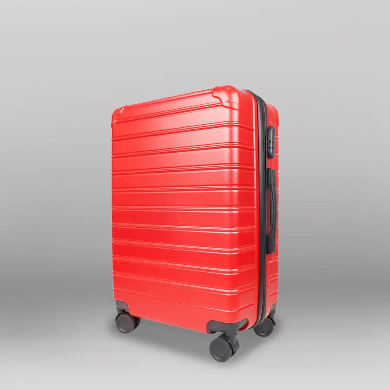 Maleta De Viaje Líneas, Color Rojo 37X23x55cm 2
