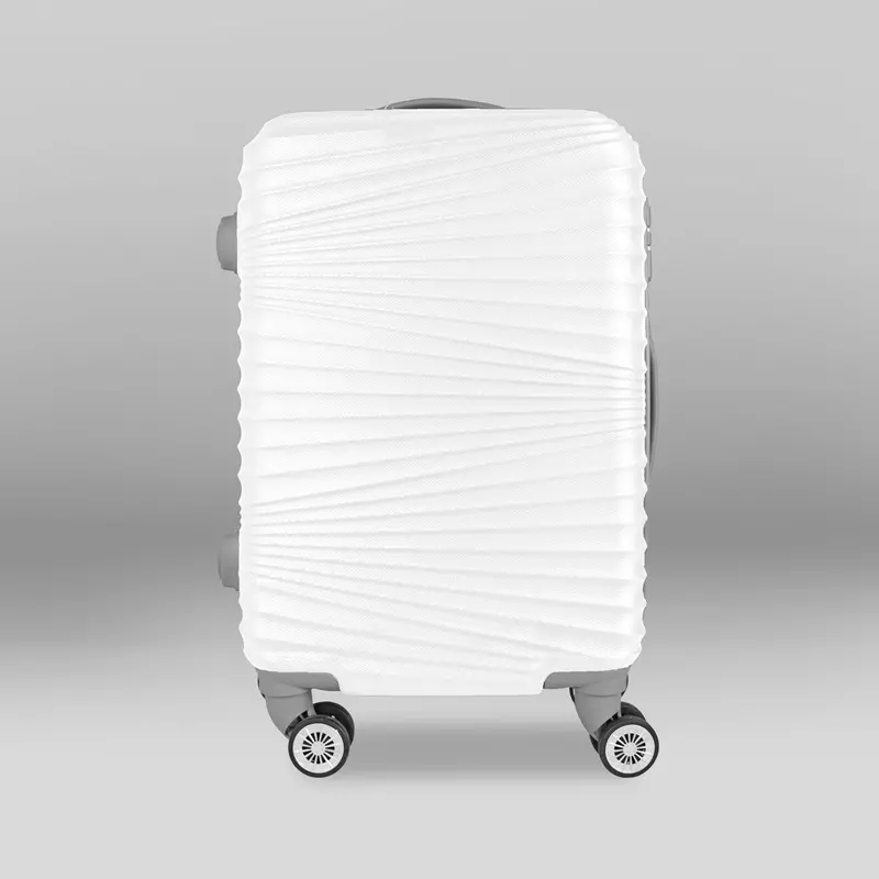 Maleta De Viaje Luna, Color Blanco 43X26x65cm 1