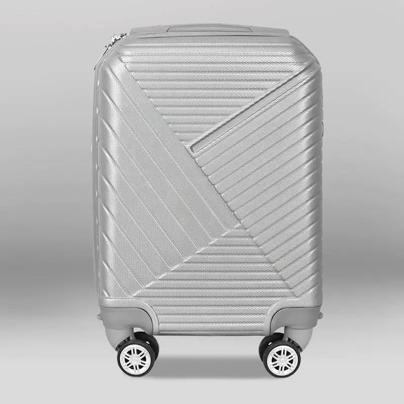 Maleta De Viaje Luzzia, Color Gris 40.6X19x30cm 1