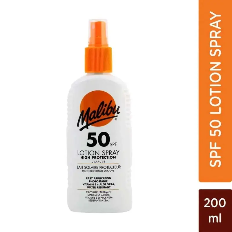 Malibu Sun Spf50 Kids Lotion Spray 200Ml 2