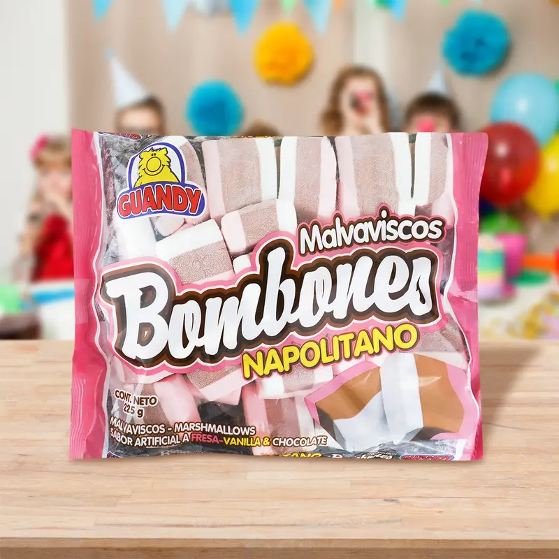 Malvaviscos Napolitano 225G, Guandy 1