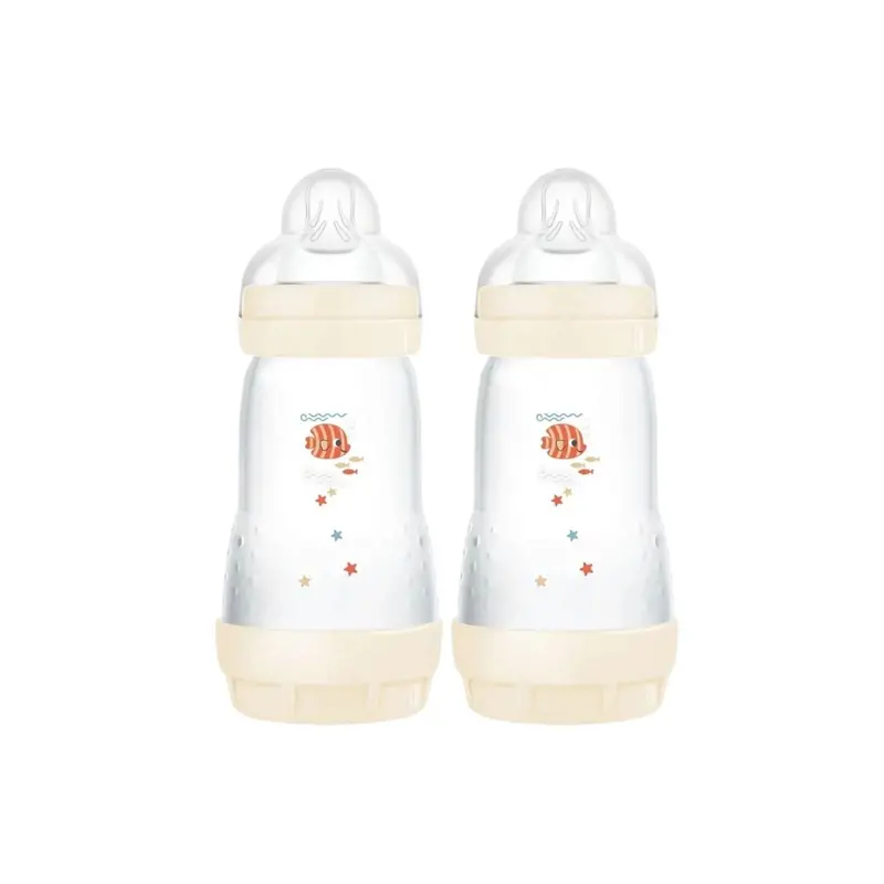 Mam Easy Start Anti Colic Bottle 260Ml Pack Of 2 - Nature 1