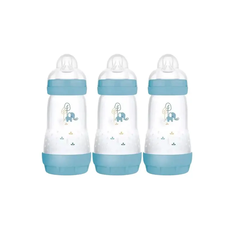 Mam Easy Start Anti-Colic Bottle 260Ml Pack Of 3 - Blue 1
