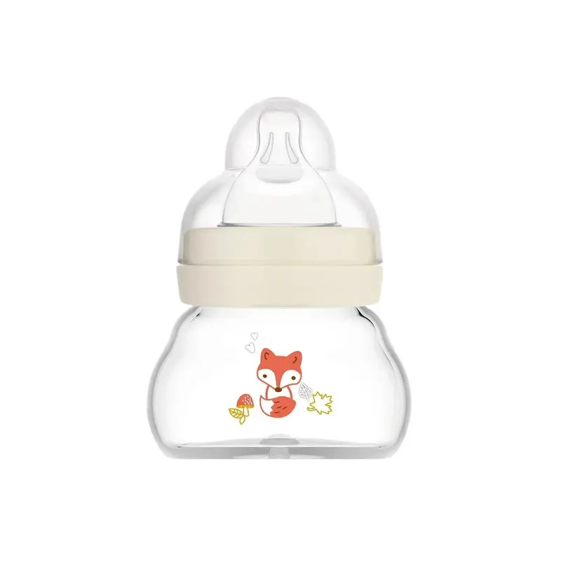 Mam Feel Good Forest Glass Baby Bottle 90Ml Assorted 2