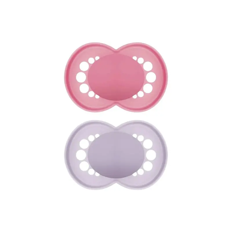 Mam Original Soother 6-18 Months Pack Of 2 - Pink 1