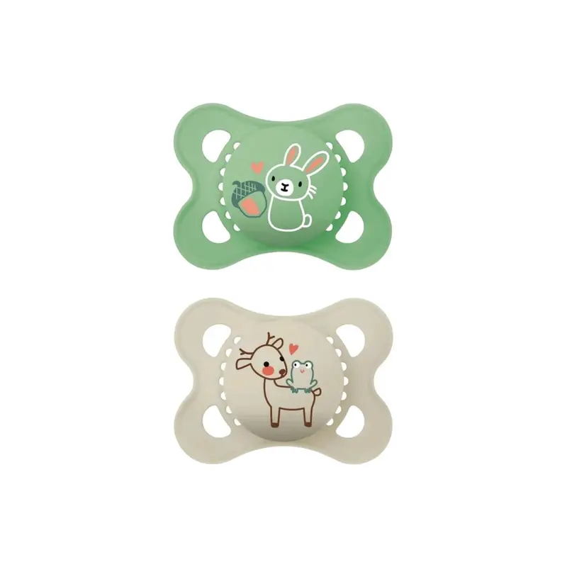 Mam Original Soother Unisex 0-6 Months Pack Of 2 1