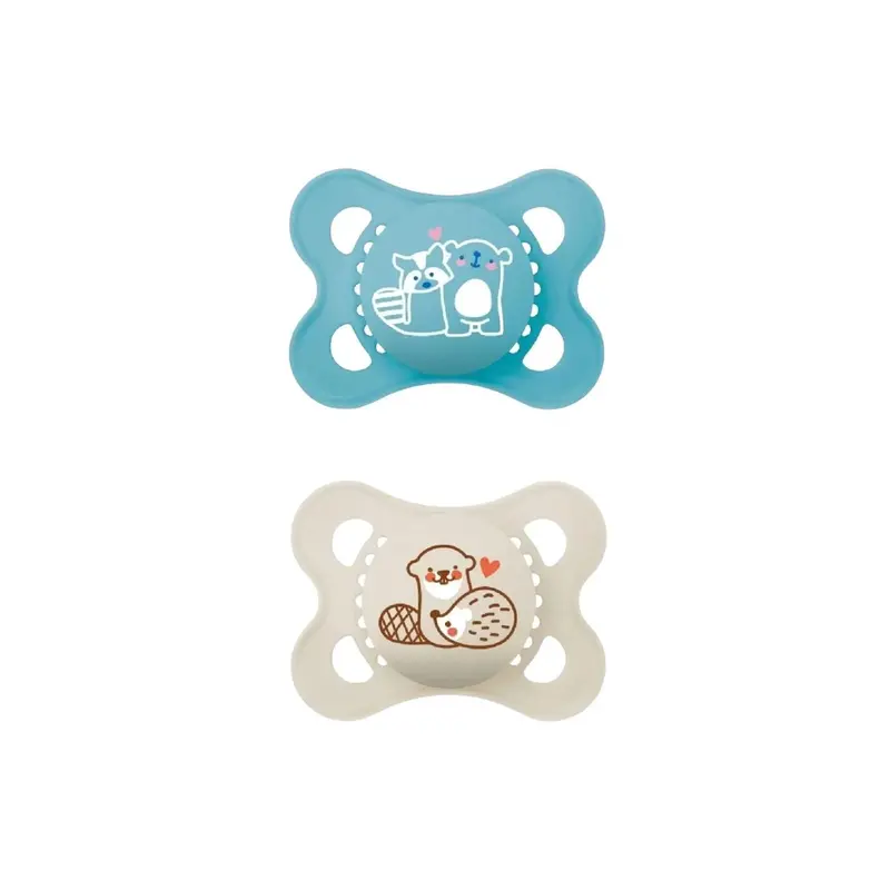 Mam Original Start Soother 0-2 Months Pack Of 2 - Blue 1
