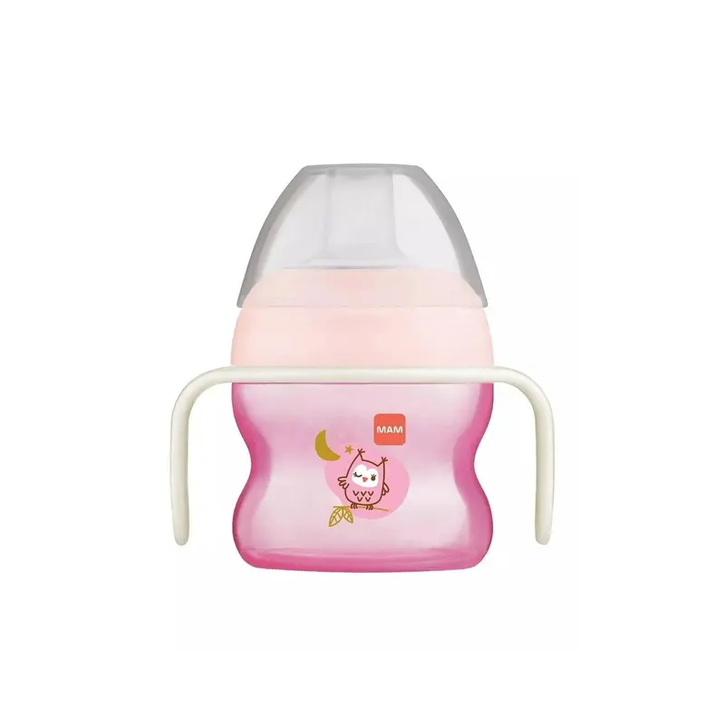 Mam Starter Cup & Glow With Handles 150 Ml - Pink 1