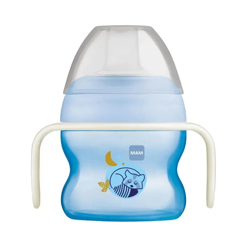 Mam Starter Cup & Glow With Handles 150Ml - Blue 1