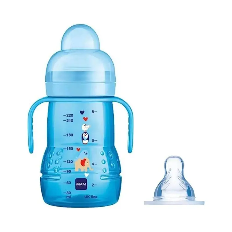 Mam Trainer Cup 2-In-1 220Ml - Blue 1
