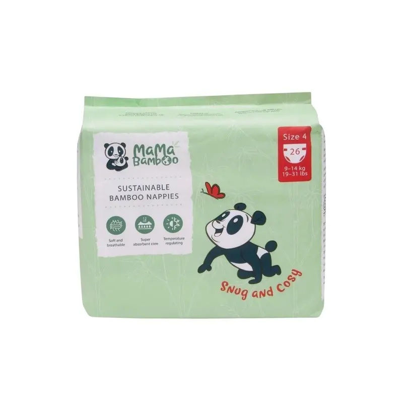 Mama Bamboo Sustainable Bamboo Size 4 - 26 Nappies 1