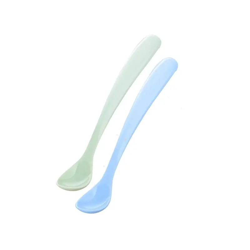 Mamajoo Silicone Spoons With Case Pack Of 2 - Green & Blue 1