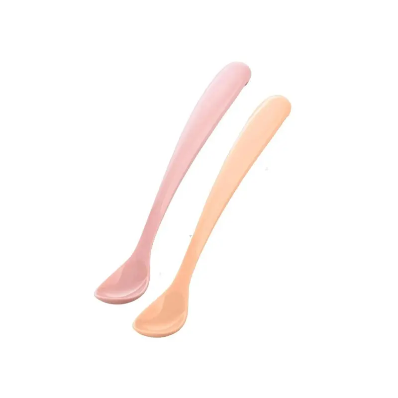 Mamajoo Silicone Spoons With Case Pack Of 2 - Powder Pink & Blush 1