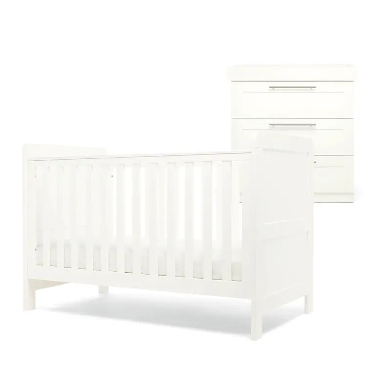 Mamas And Papas Hampden 2 Piece Room Set In White 1