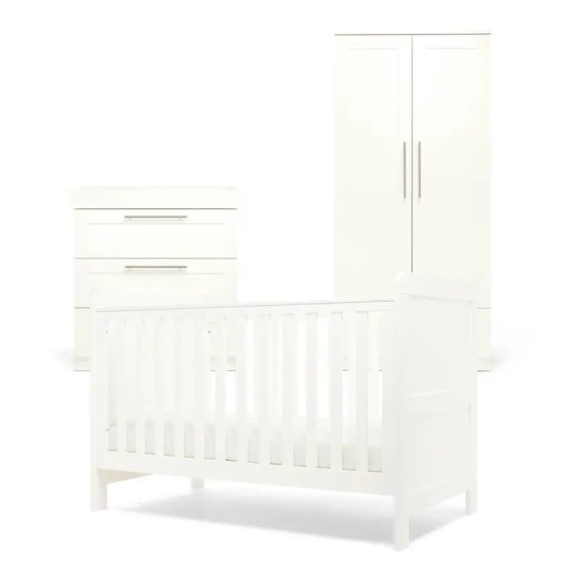Mamas And Papas Hampden 3 Piece Room Set In White 1