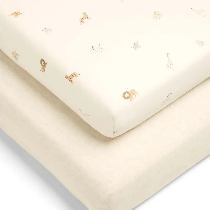 Mamas & Papas Cotbed Sheets In Born To Be Wild 1