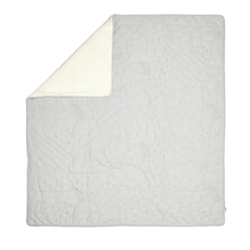 Mamas & Papas Dream Upon A Cloud Quilt In Grey 1
