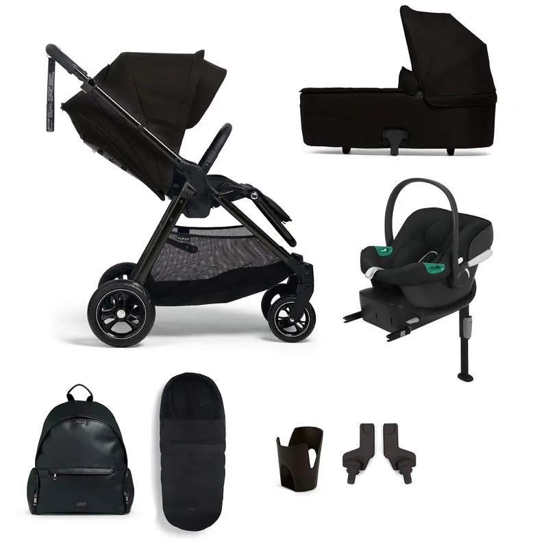 Mamas & Papas Flip Xt³ 8 Piece Essentials Bundle With Car Seat In Ink 1
