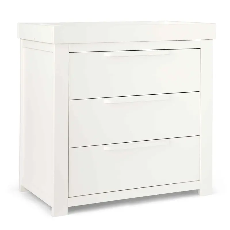 Mamas & Papas Franklin 3 Piece Cotbed Range White Wash 4