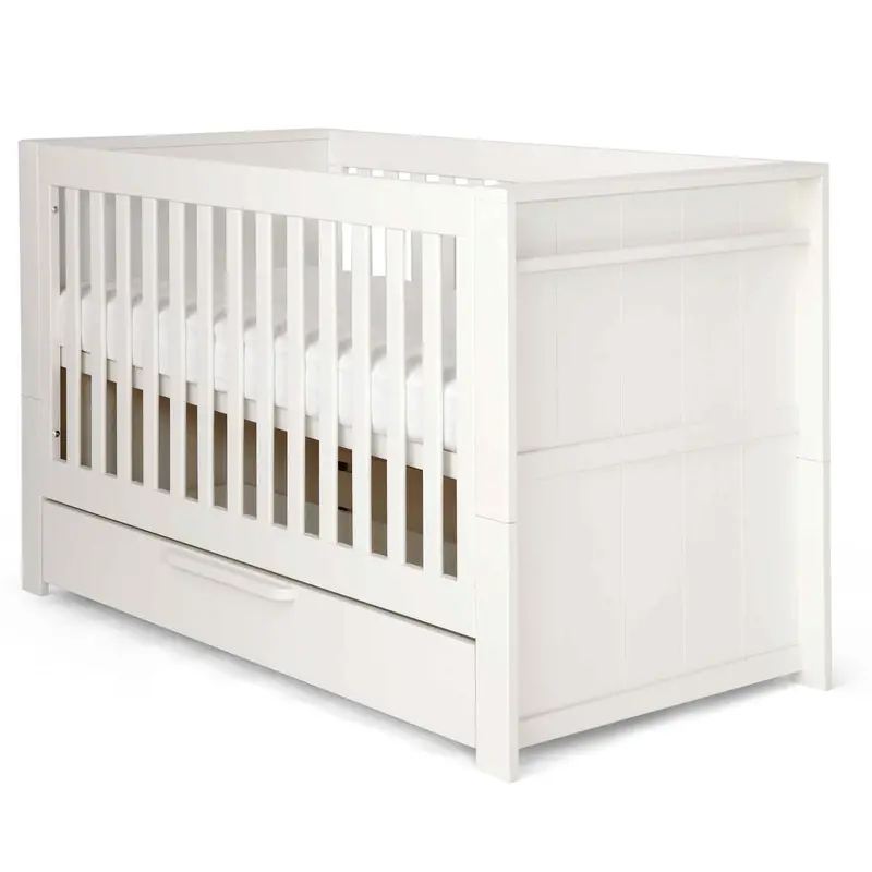 Mamas & Papas Franklin 3 Piece Cotbed Range White Wash 5