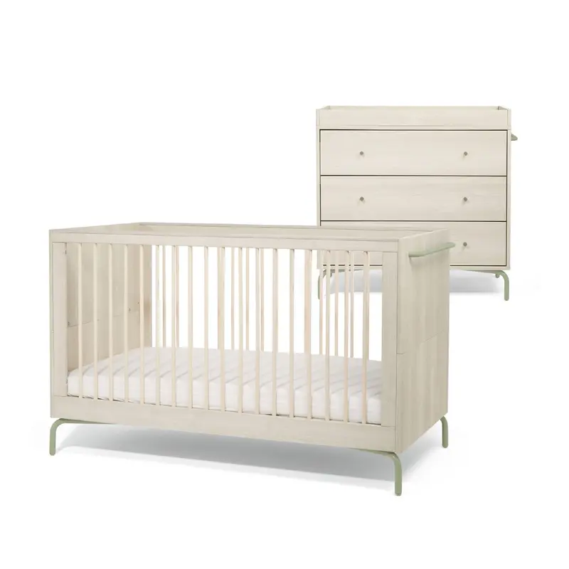 Mamas & Papas Kinlay 2 Piece Roomset In Moss Green 1