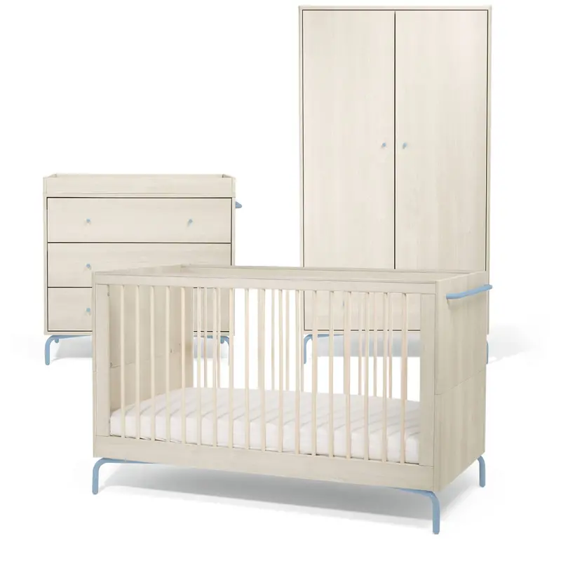 Mamas & Papas Kinlay 3 Piece Roomset In Dusty Blue 1