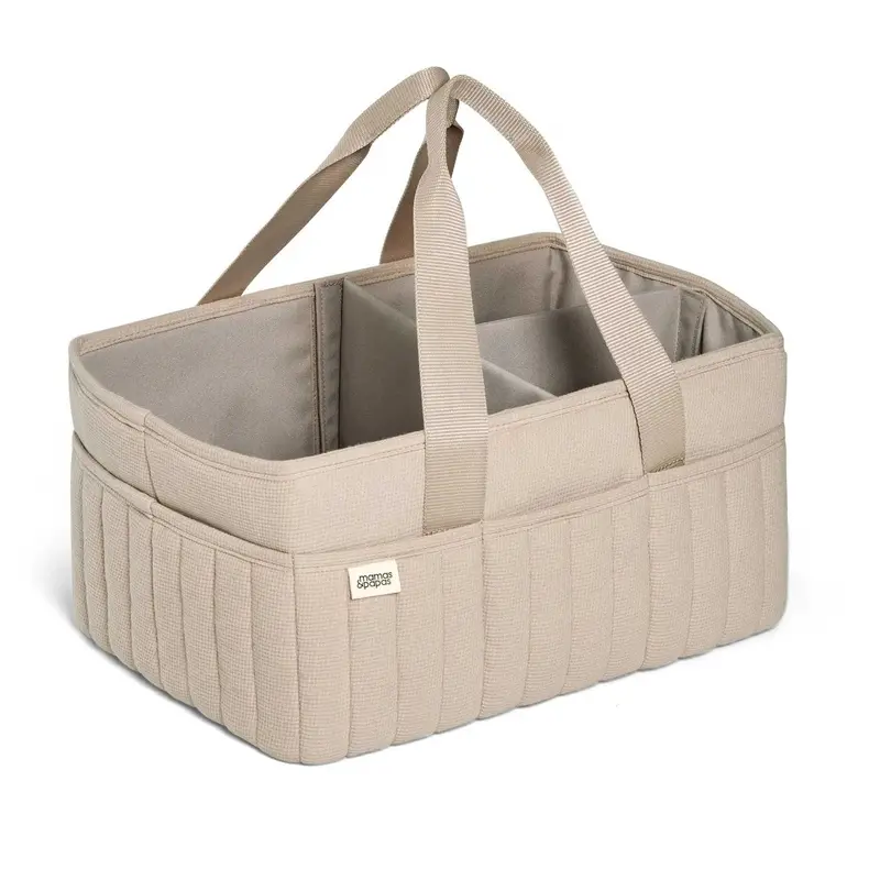 Mamas & Papas Nappy Caddy In Cashmere Waffle 1