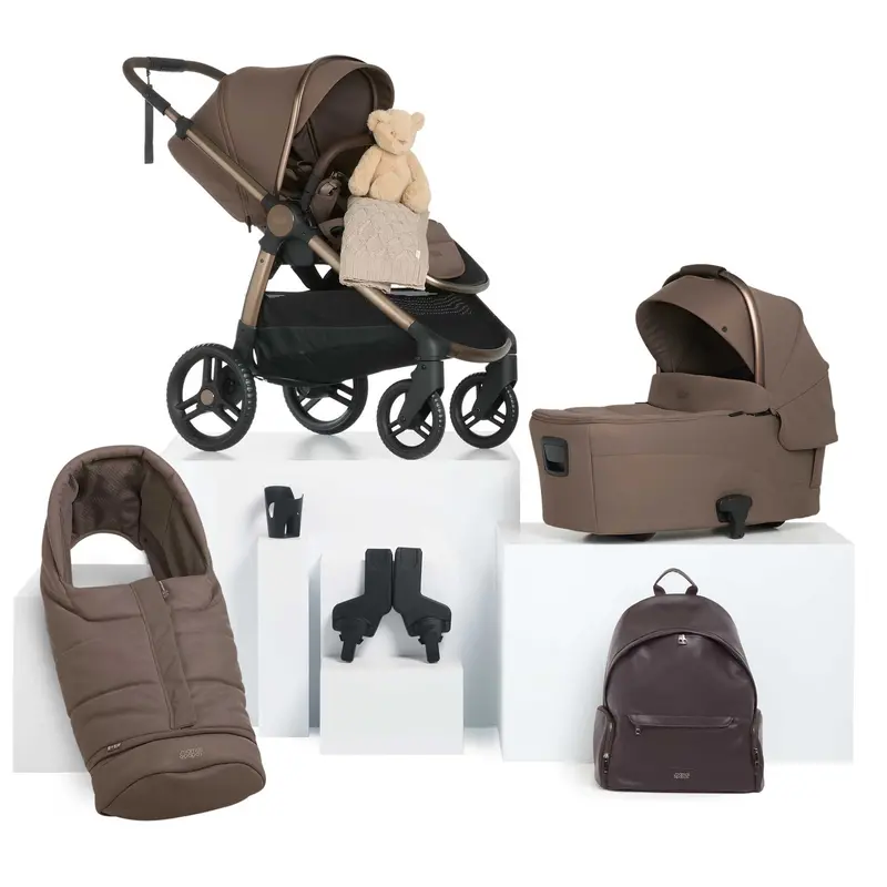 Mamas & Papas Ocarro 2 8-Piece Essentials Kit In Crema 1