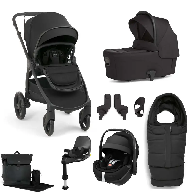 Mamas & Papas Ocarro 2 Complete 8 Piece Pebble 360 Pro 2 Bundle In Eclipse 1