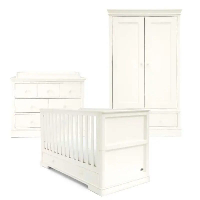 Mamas & Papas Oxford 3 Piece Cotbed Range White 1