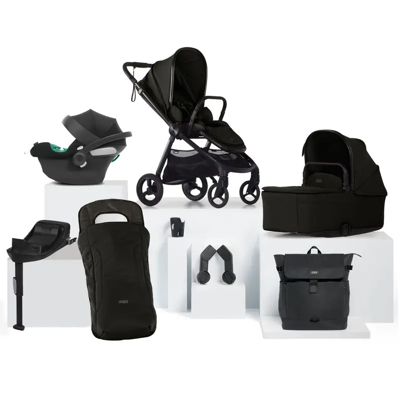 Mamas & Papas Vardo Complete Cybex Bundle In Noir 1