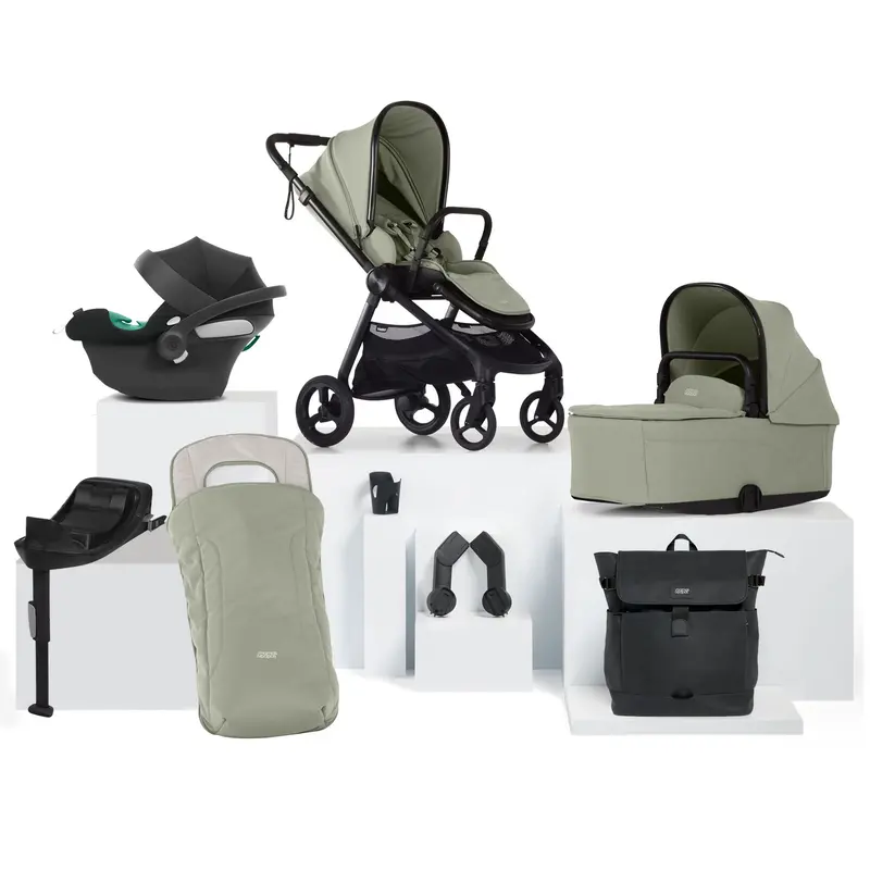 Mamas & Papas Vardo Complete Cybex Bundle In Sage 1