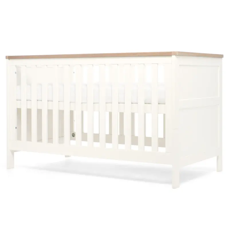Mamas & Papas Wedmore 2 Piece Cotbed Set In White/Natural 4