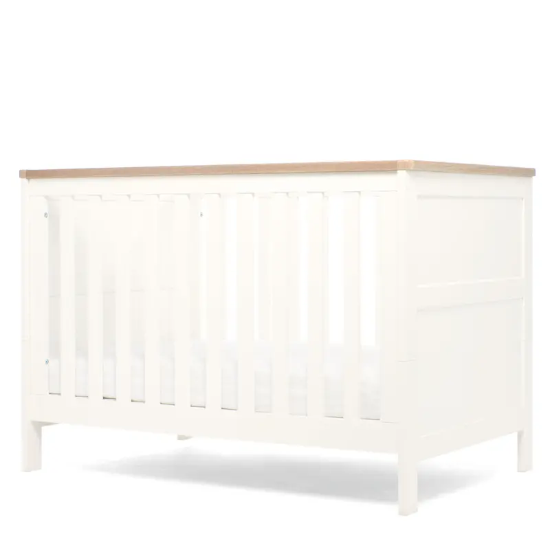 Mamas & Papas Wedmore 3 Piece Convertible Cot Range In White 4