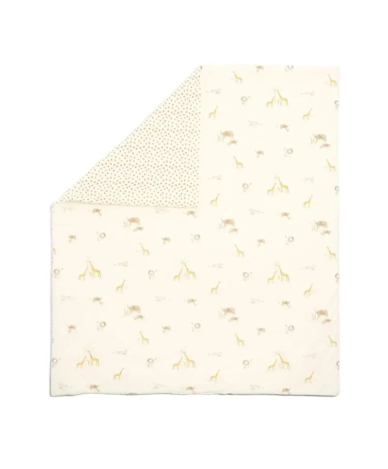 Mamas & Papas Welcome To The World Cot Bed Quilt In Jungle 1