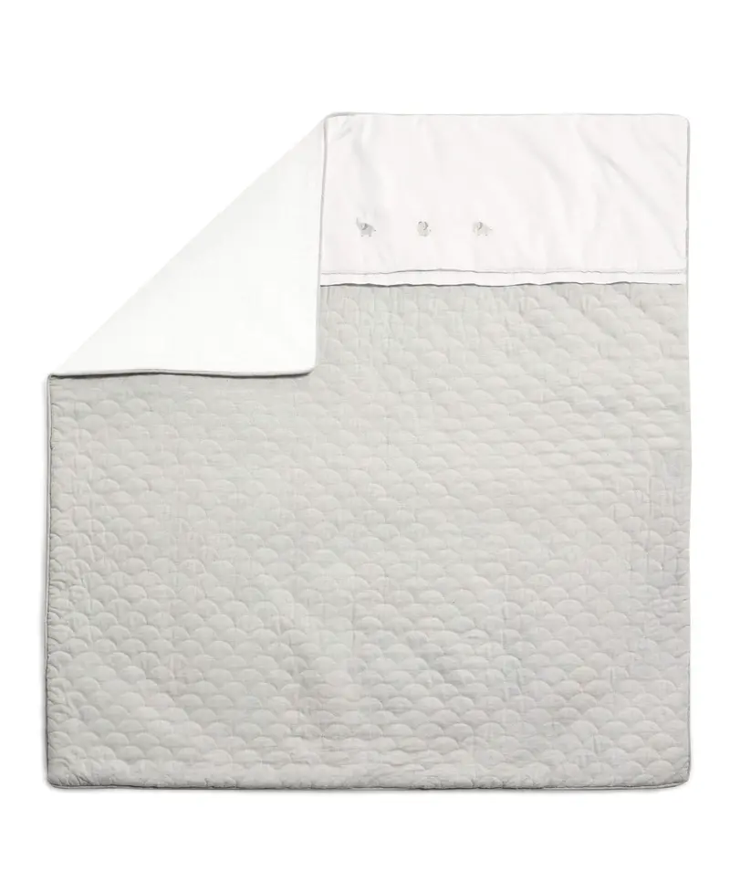 Mamas & Papas Welcome To The World Cotbed Quilt In Elephant 1