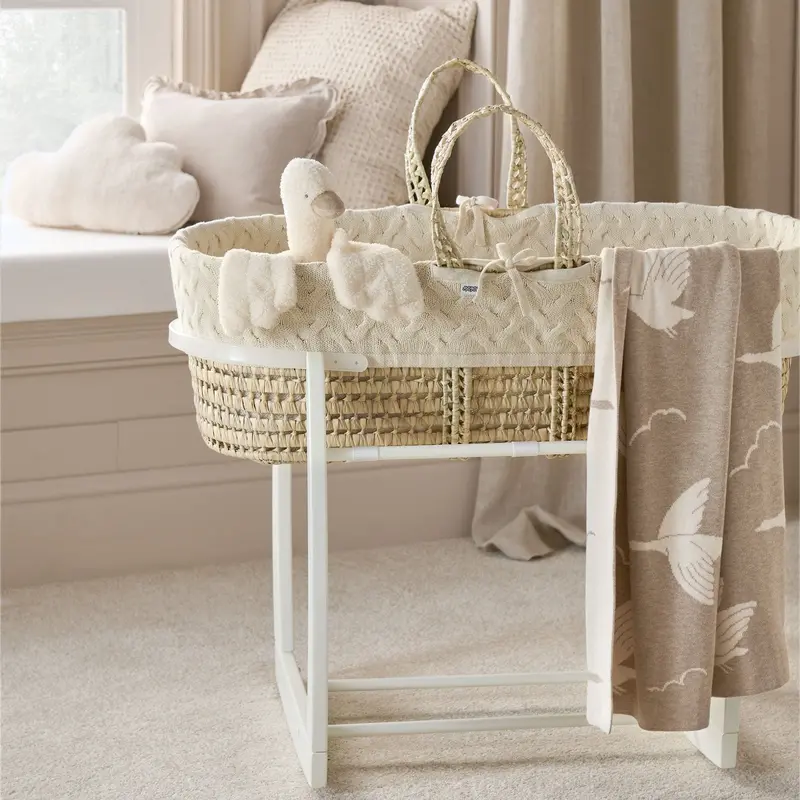 Mamas & Papas Welcome To The World Moses Basket In Duckling 2
