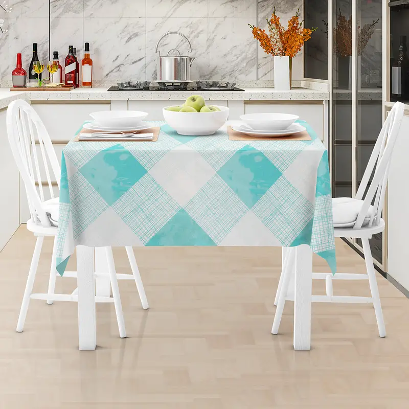 Mantel De Plástico Color Aqua, Inkanto 1