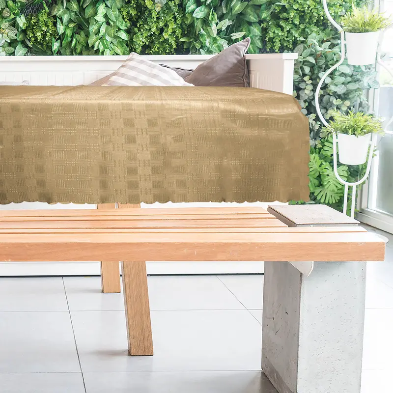 Mantel De Tela Color Beige 1